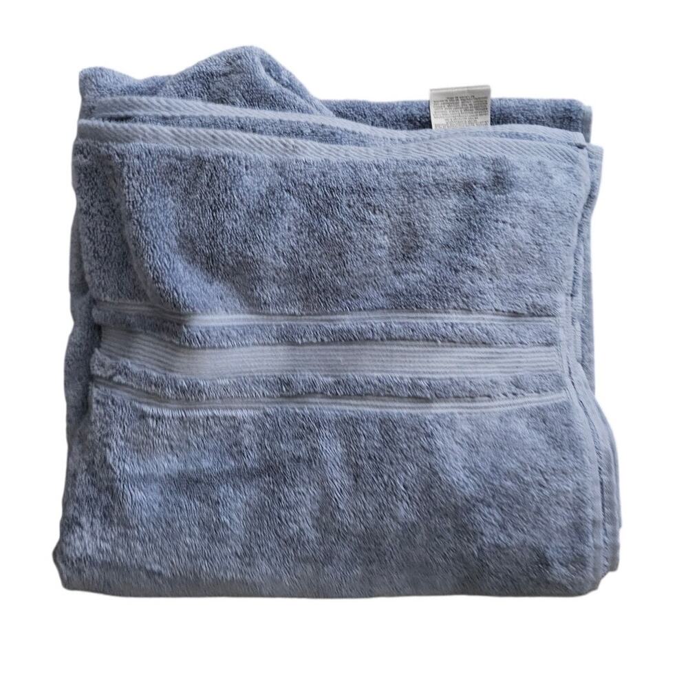 CHARISMA Luxury Bath Towel Sky Blue 30 x 58" Soft Cotton Blend NEW with Tags